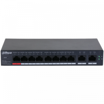 DAHUA CS4010-8ET-110 8xFE-2xGE YÖNETİLEBİLİR 110W POE SWİTCH